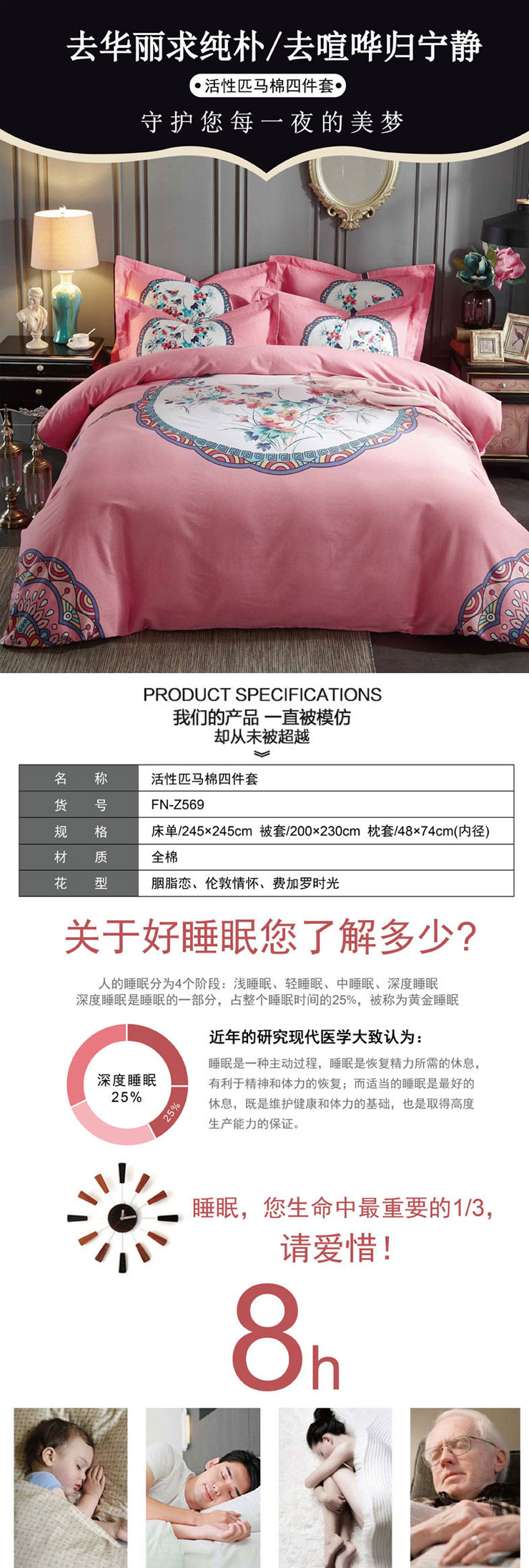 哪种全棉四件套好,韩版四件套,批发四件套,芳恩家纺